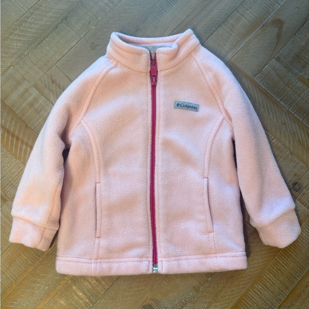 Columbia Toddler Pink Fleece Jacket 12-18 months